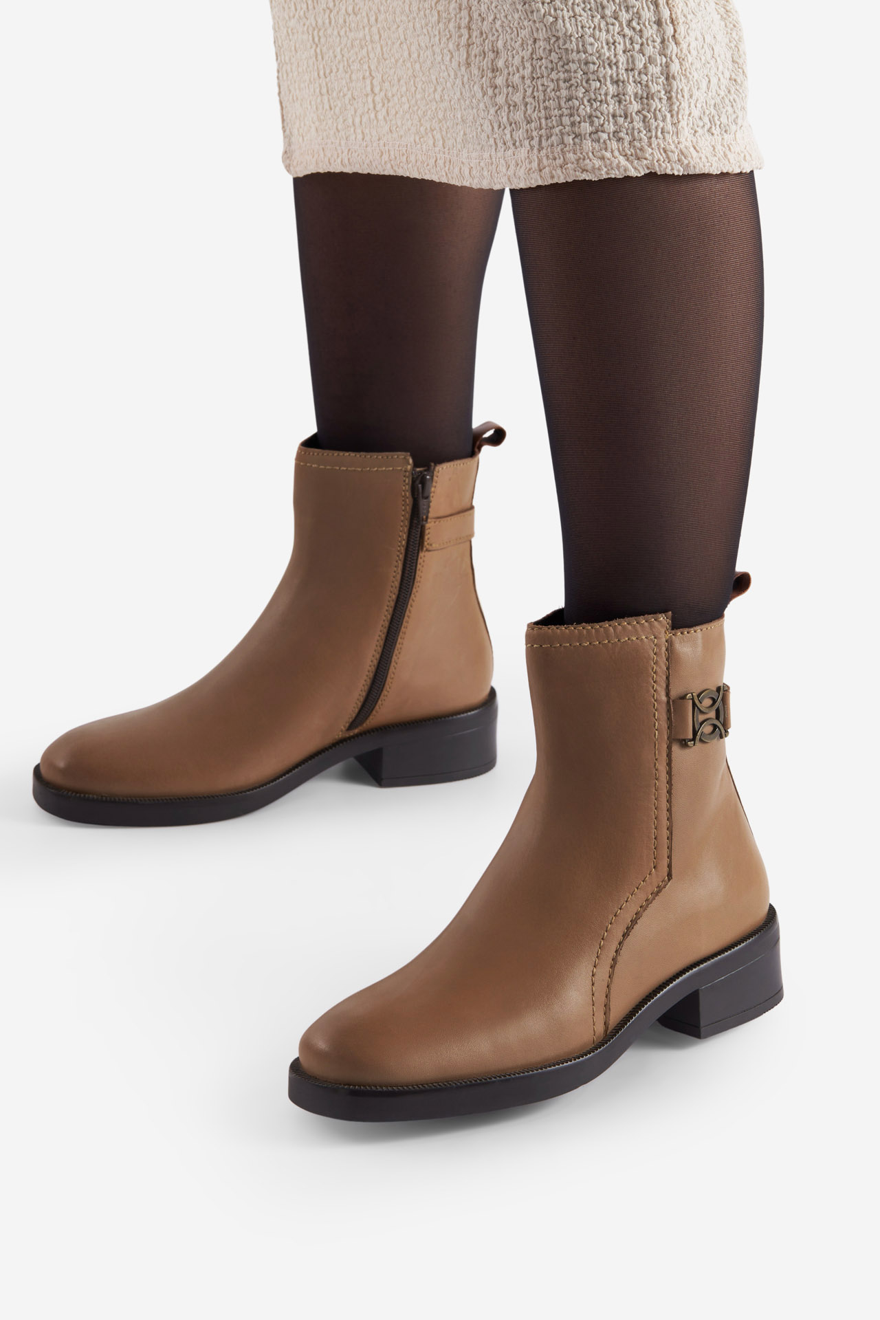 Členková obuv Hnedá