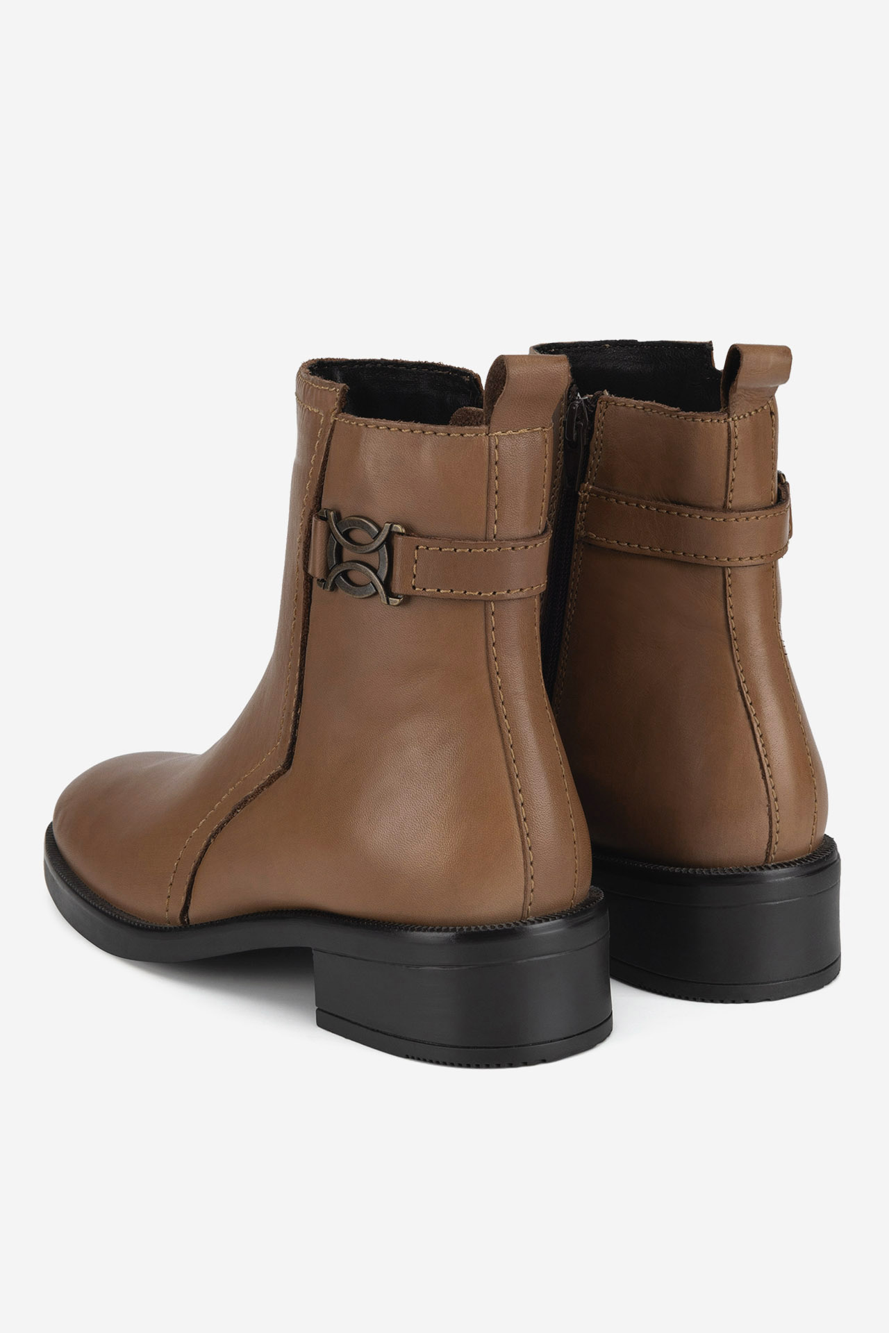 Členková obuv Hnedá