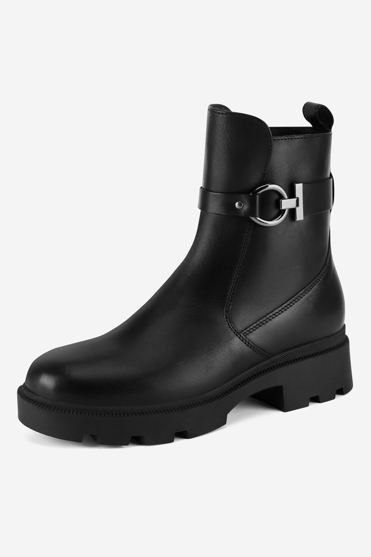 Členková obuv Čierna