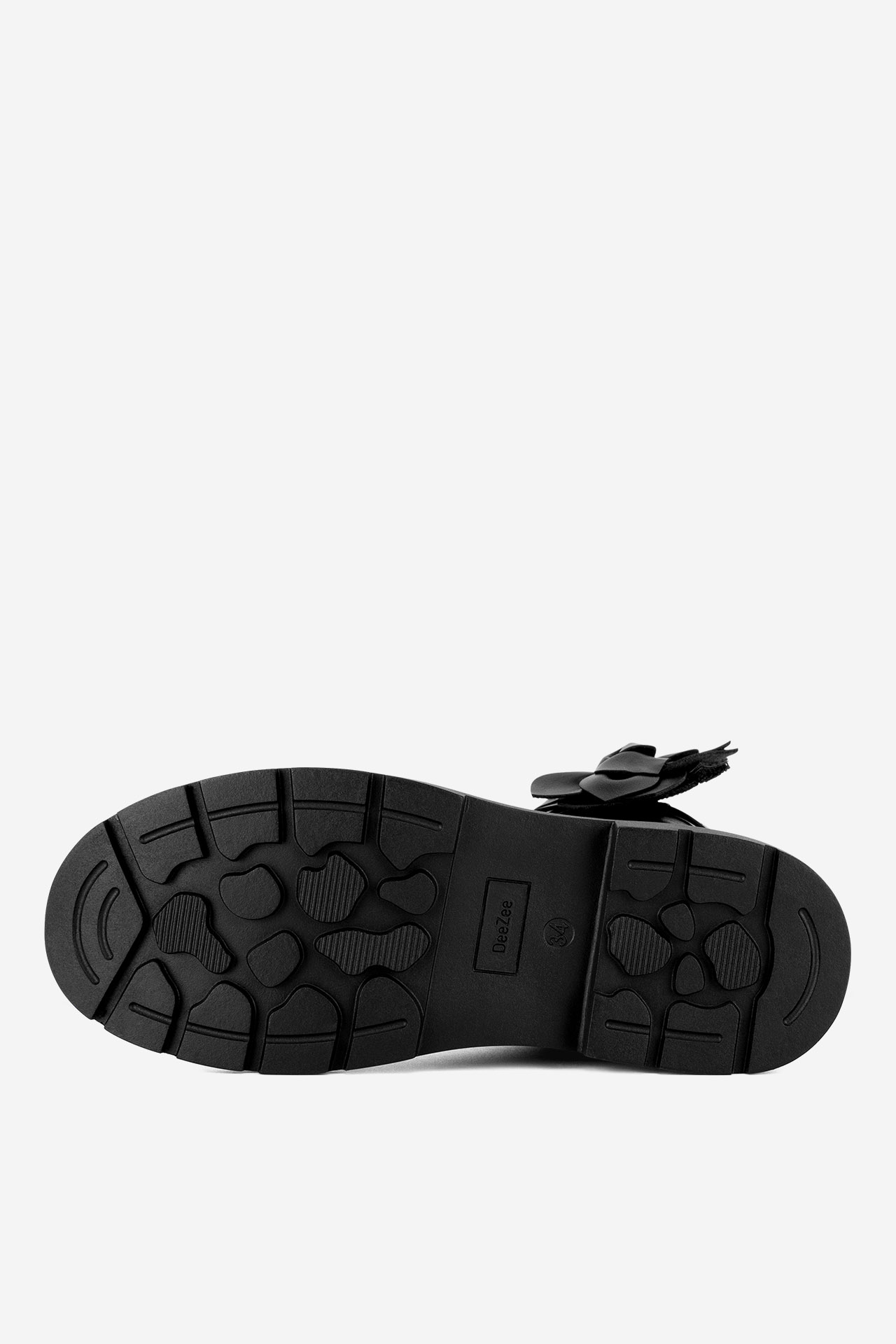 Šněrovací vyšší obuv ČERNÁ