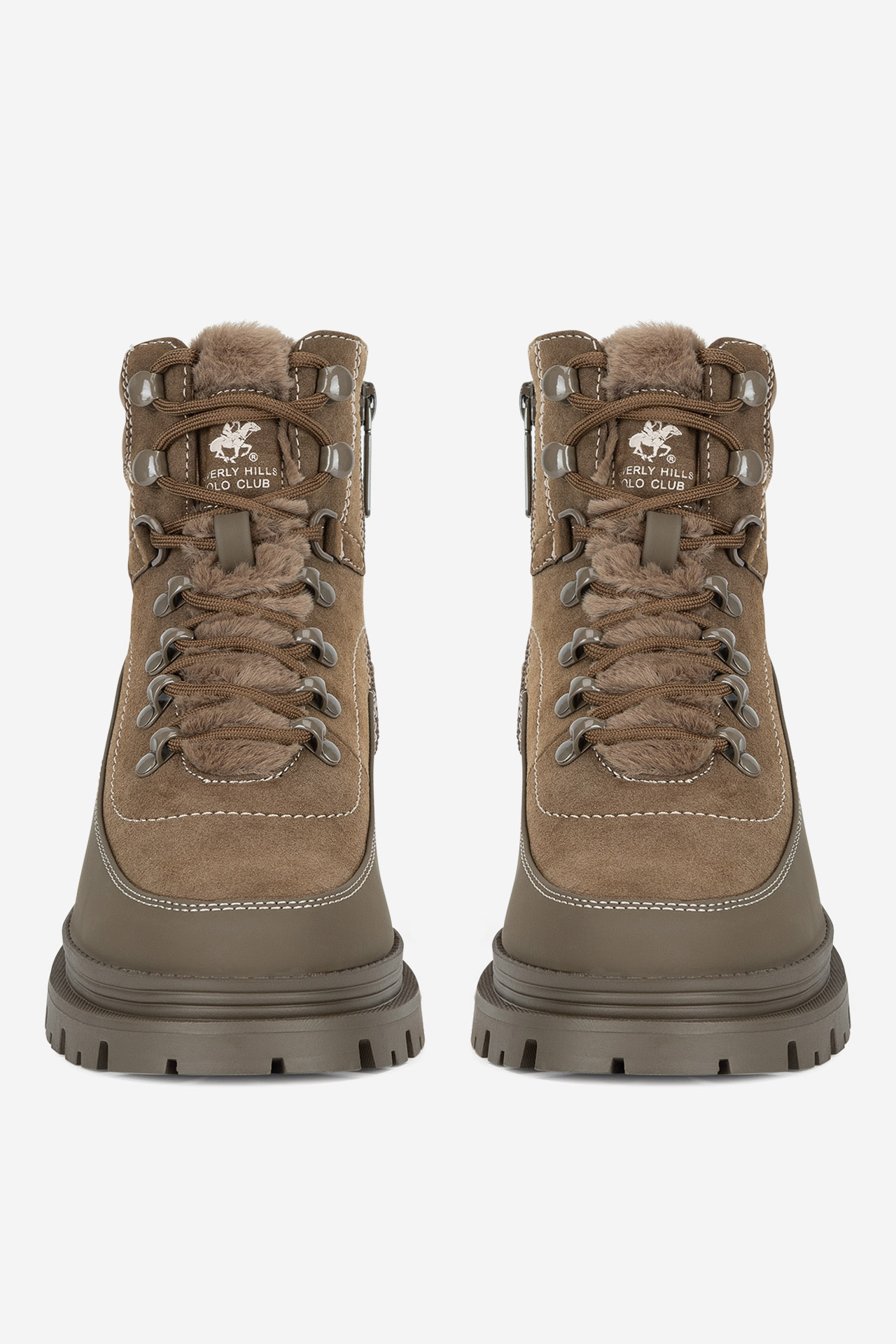 Šněrovací vyšší obuv KHAKI