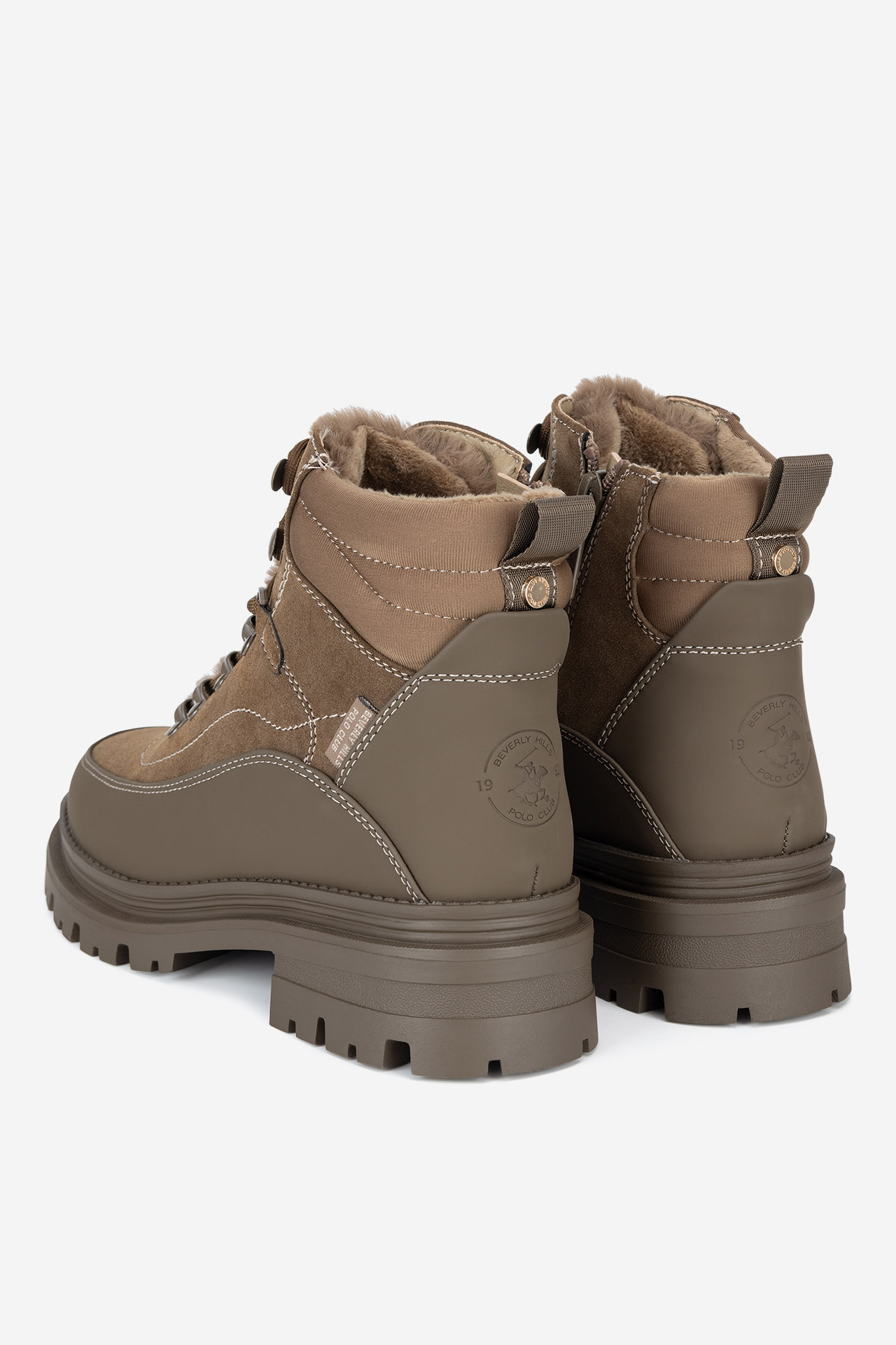 Šněrovací vyšší obuv KHAKI