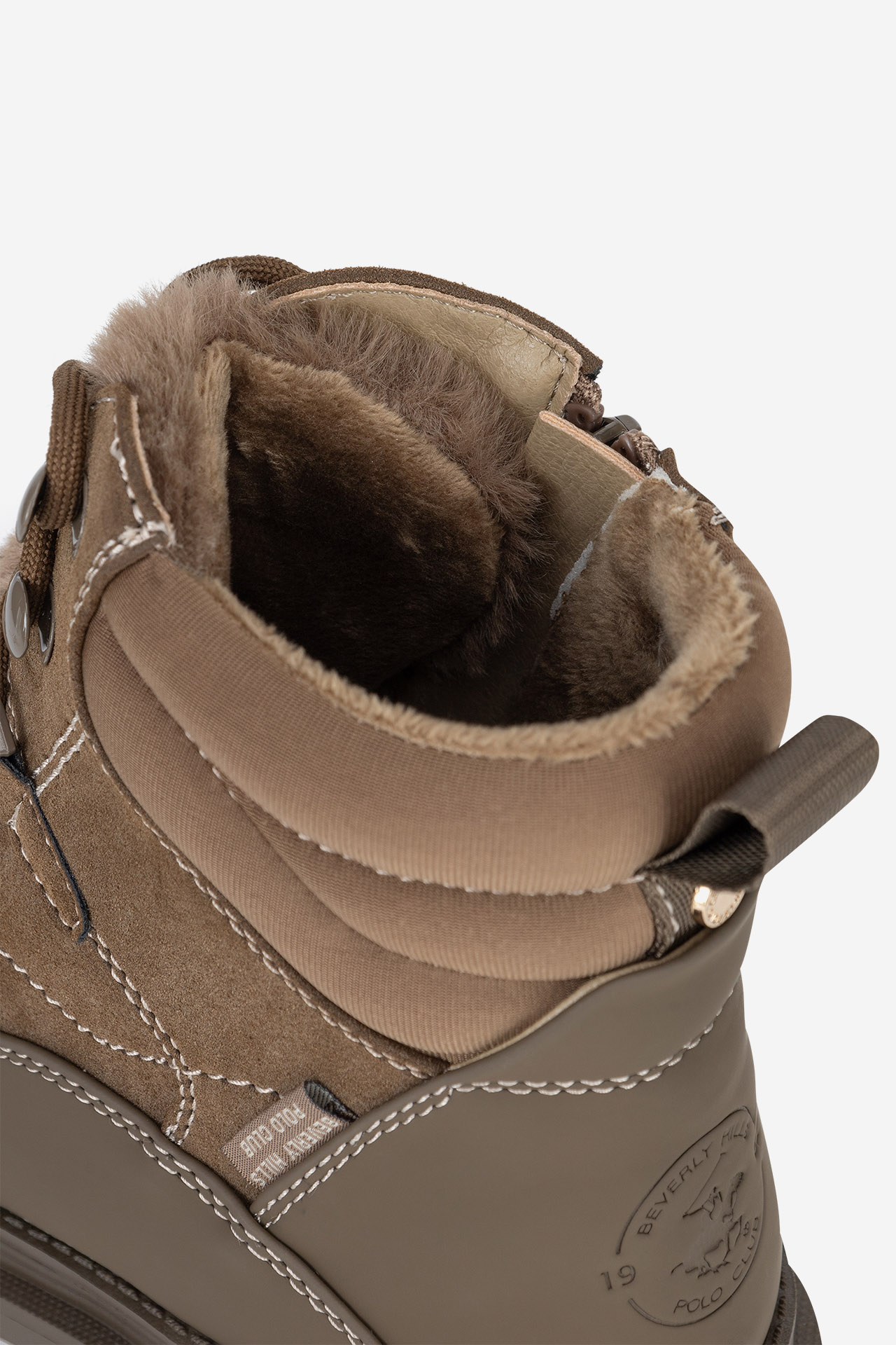 Šněrovací vyšší obuv KHAKI