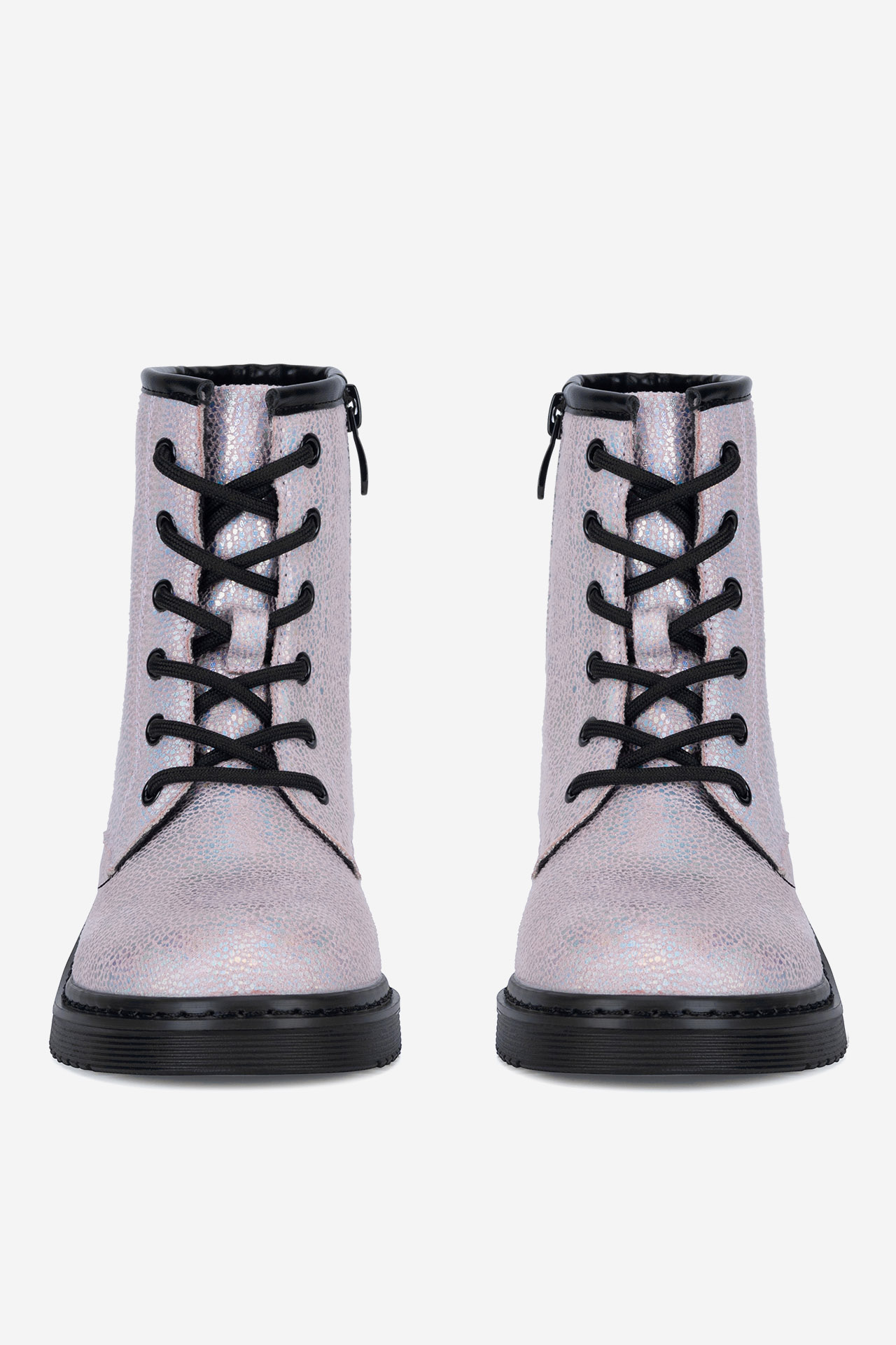 Gležnjarji z vezalkami Živo roza