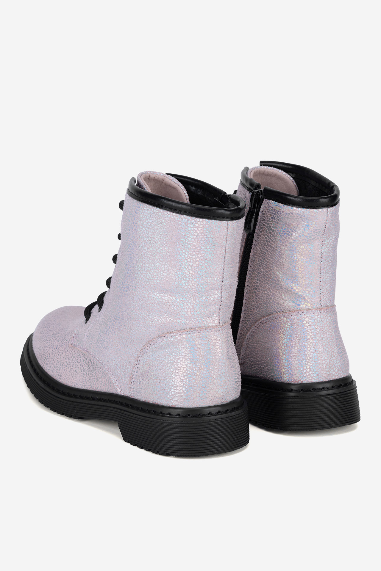 Gležnjarji z vezalkami Živo roza