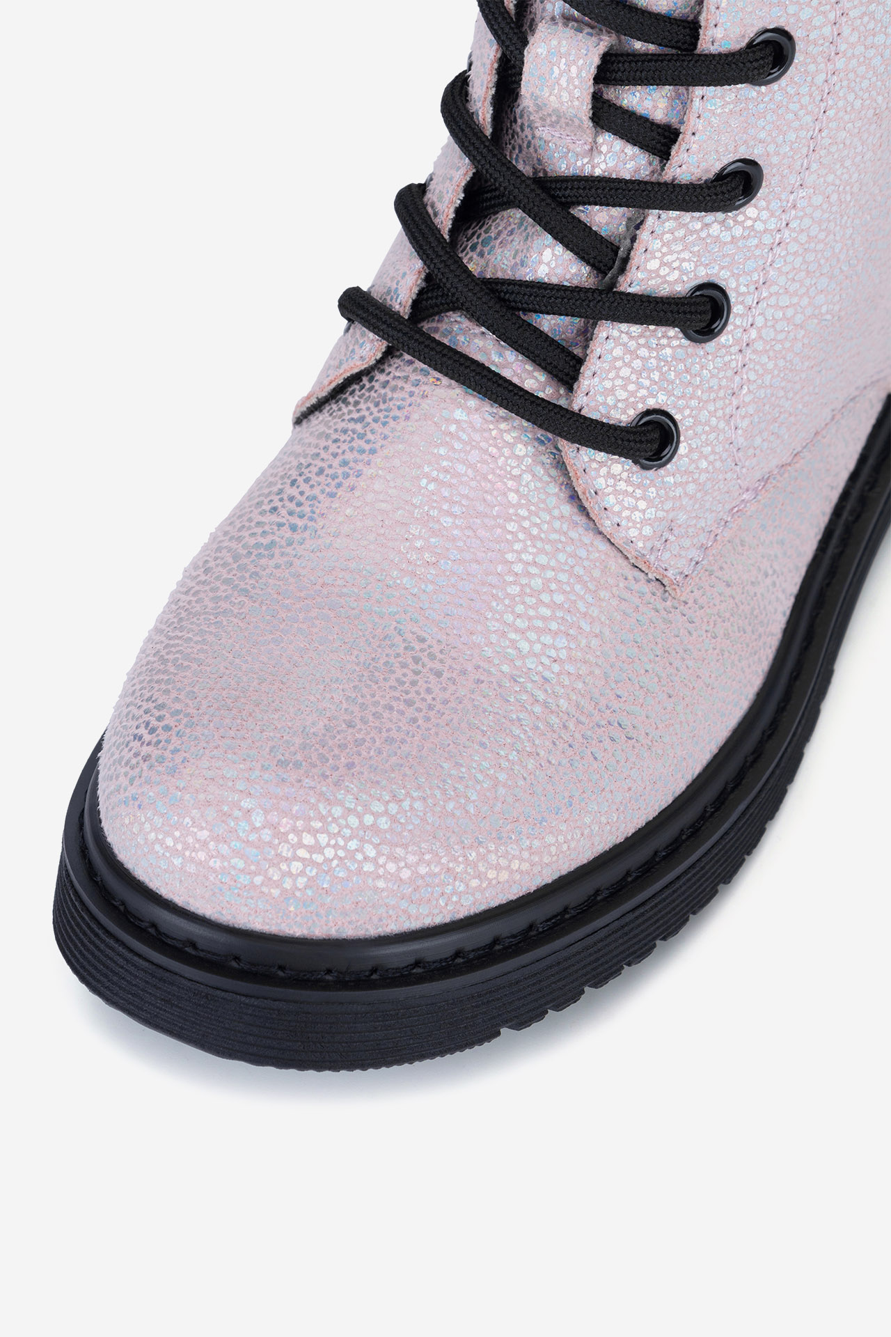 Gležnjarji z vezalkami Živo roza