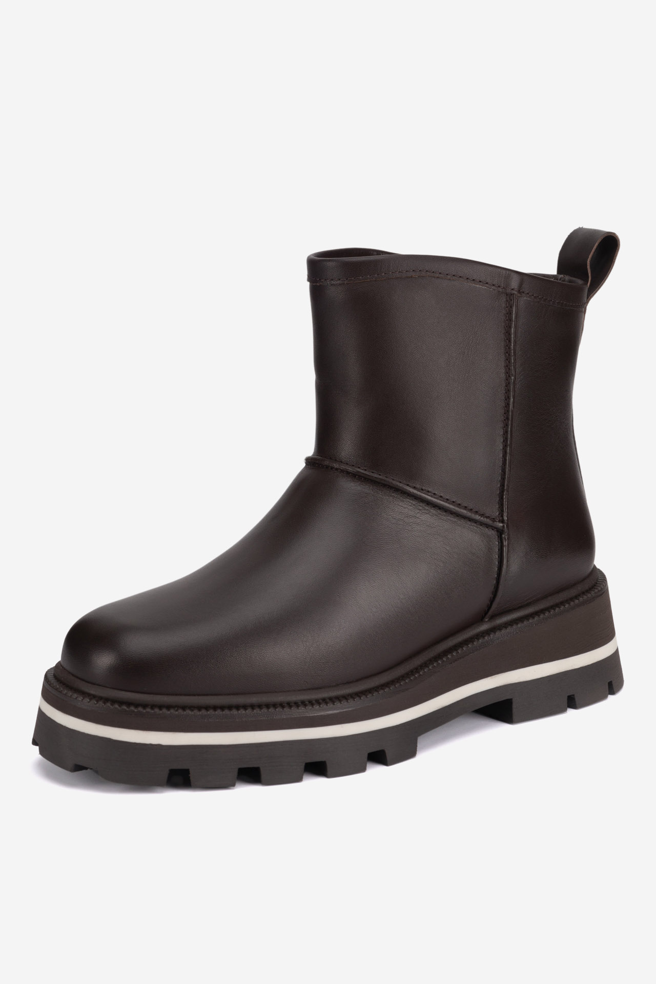 Škornji Čokoladno rjava