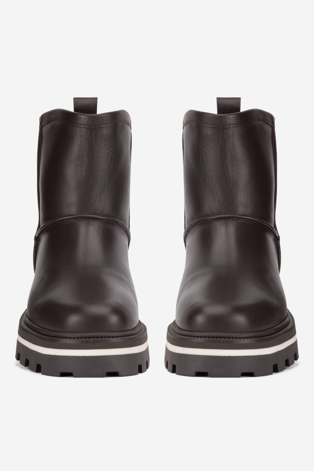 Škornji Čokoladno rjava