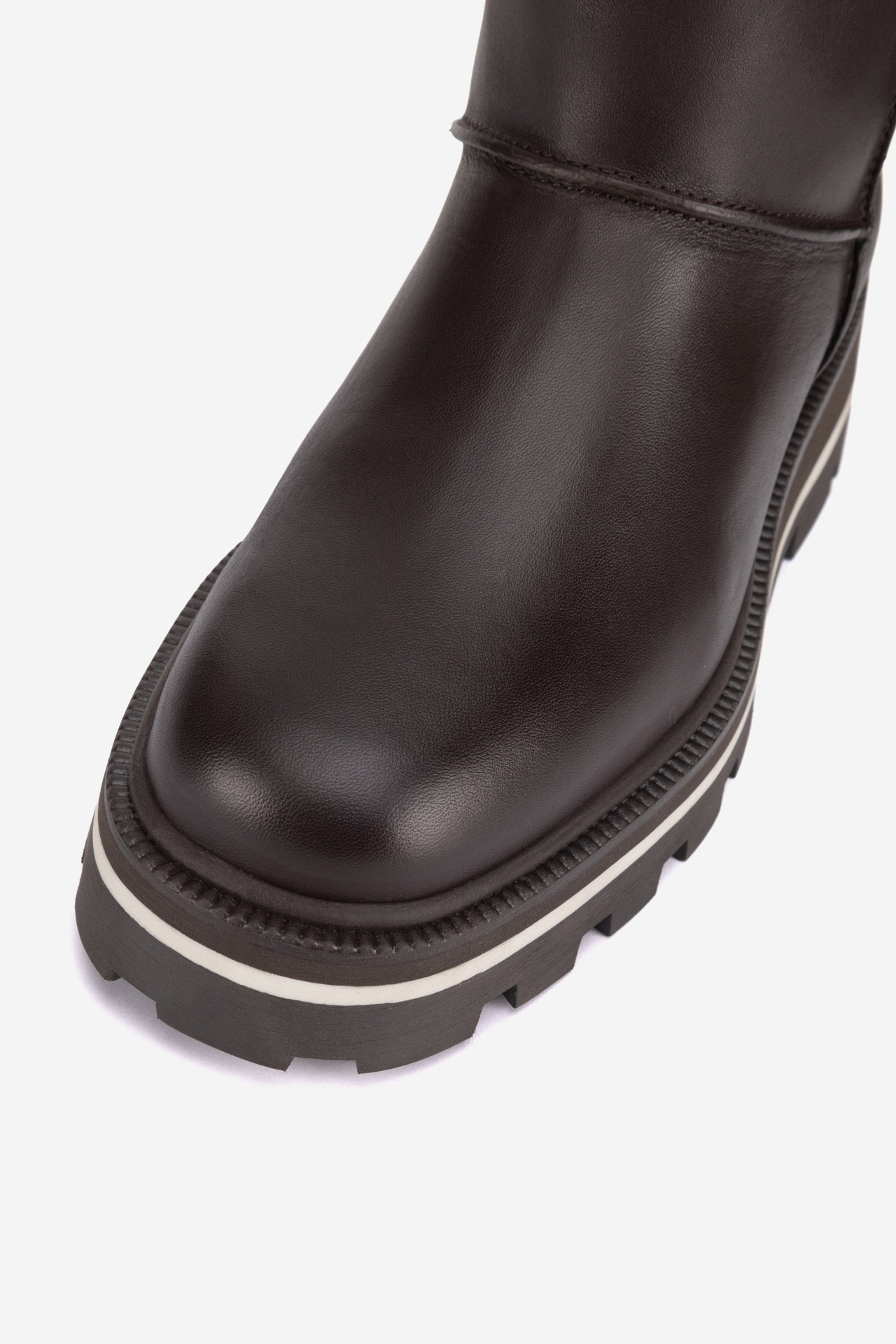 Škornji Čokoladno rjava