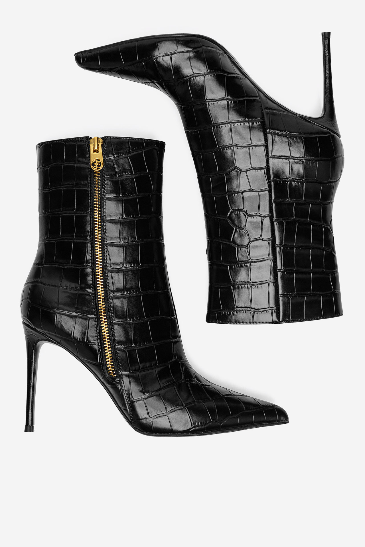 Kotníková obuv ČERNÁ