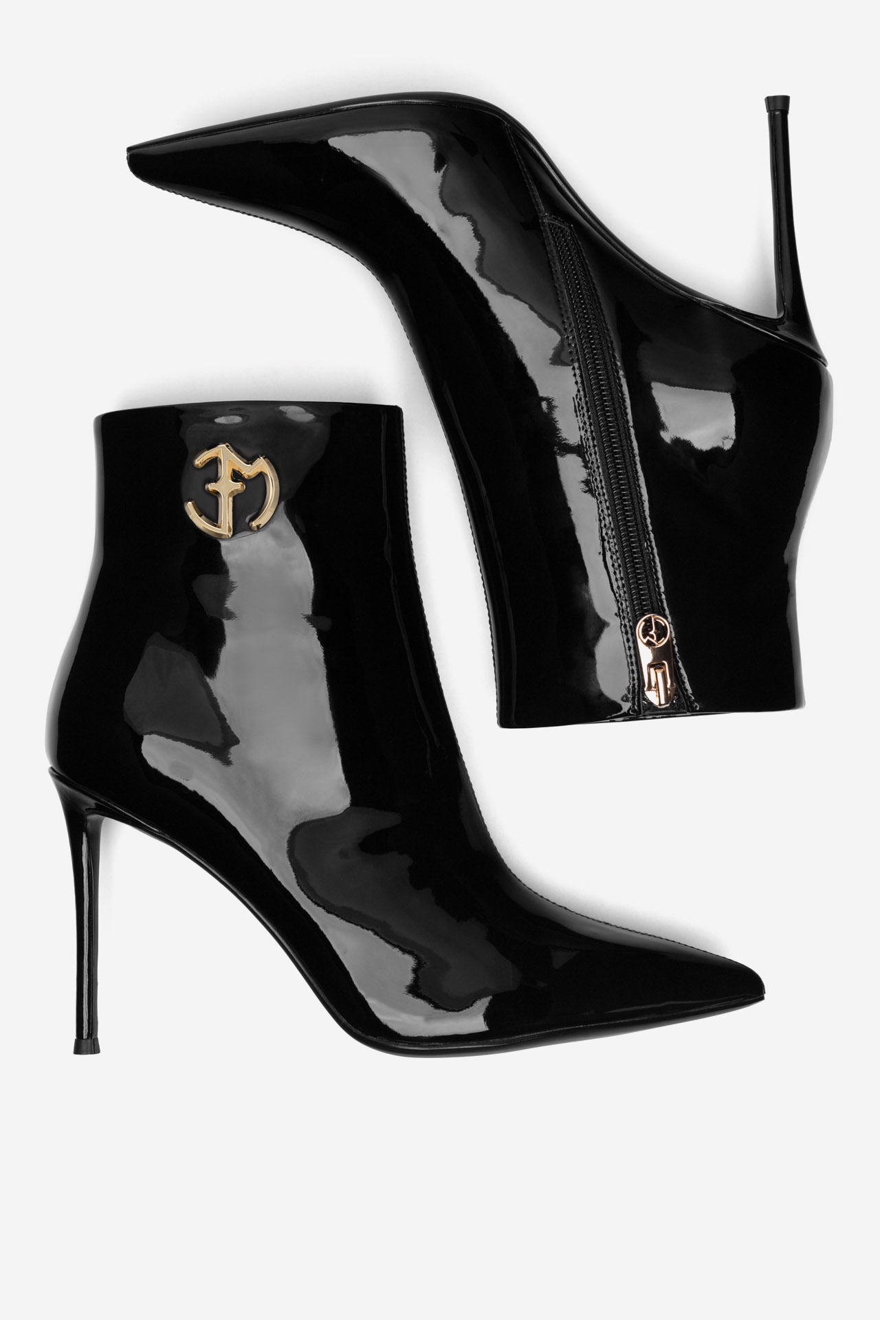 Členková obuv Čierna