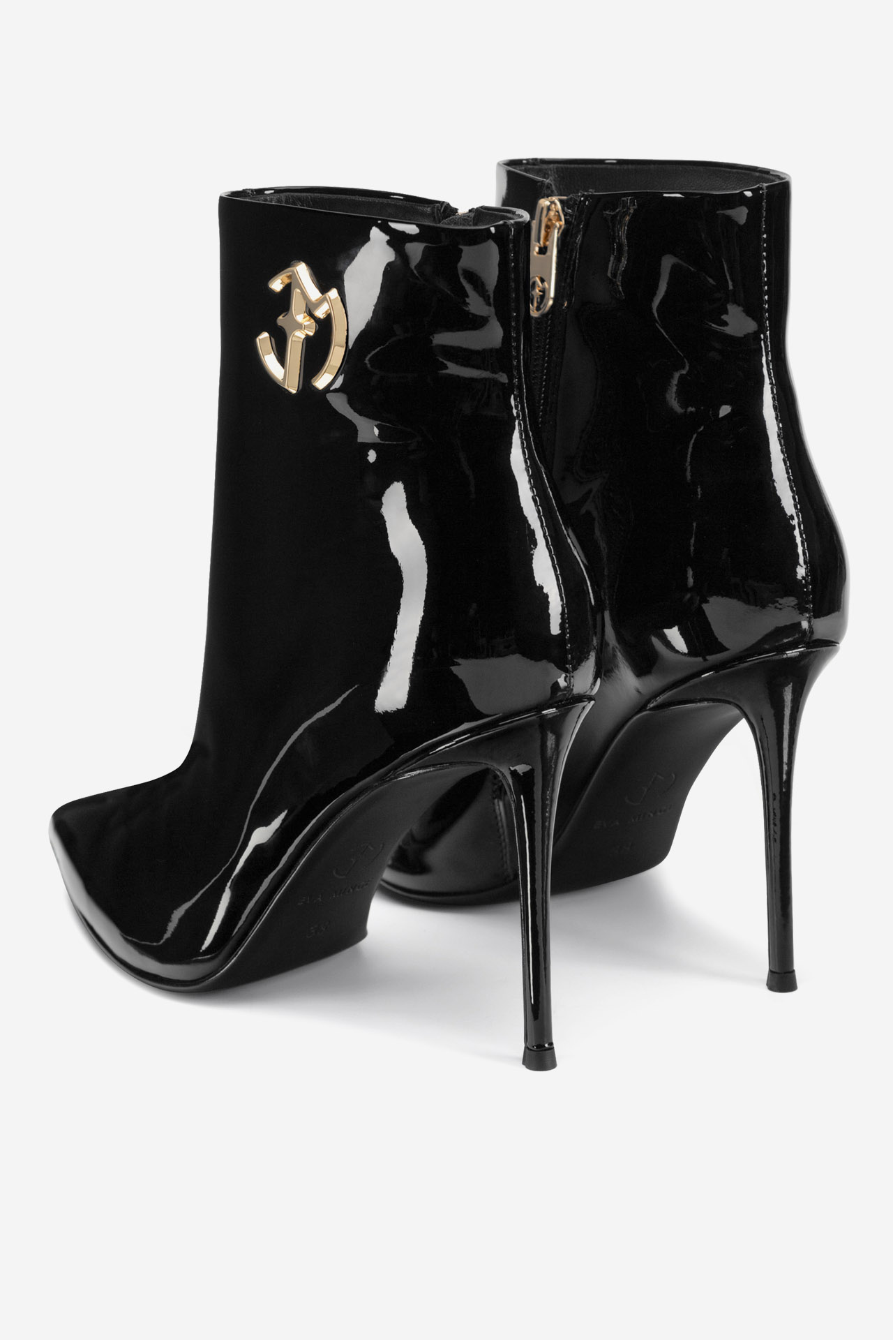 Členková obuv Čierna