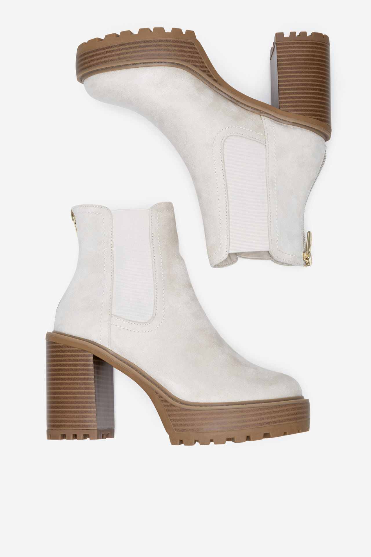 Kotníková obuv BÉŽOVÁ