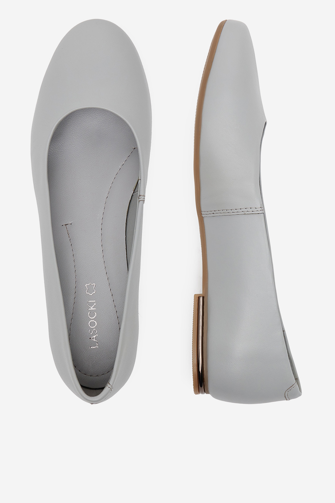 Baleríny SVĚTLE ŠEDÁ