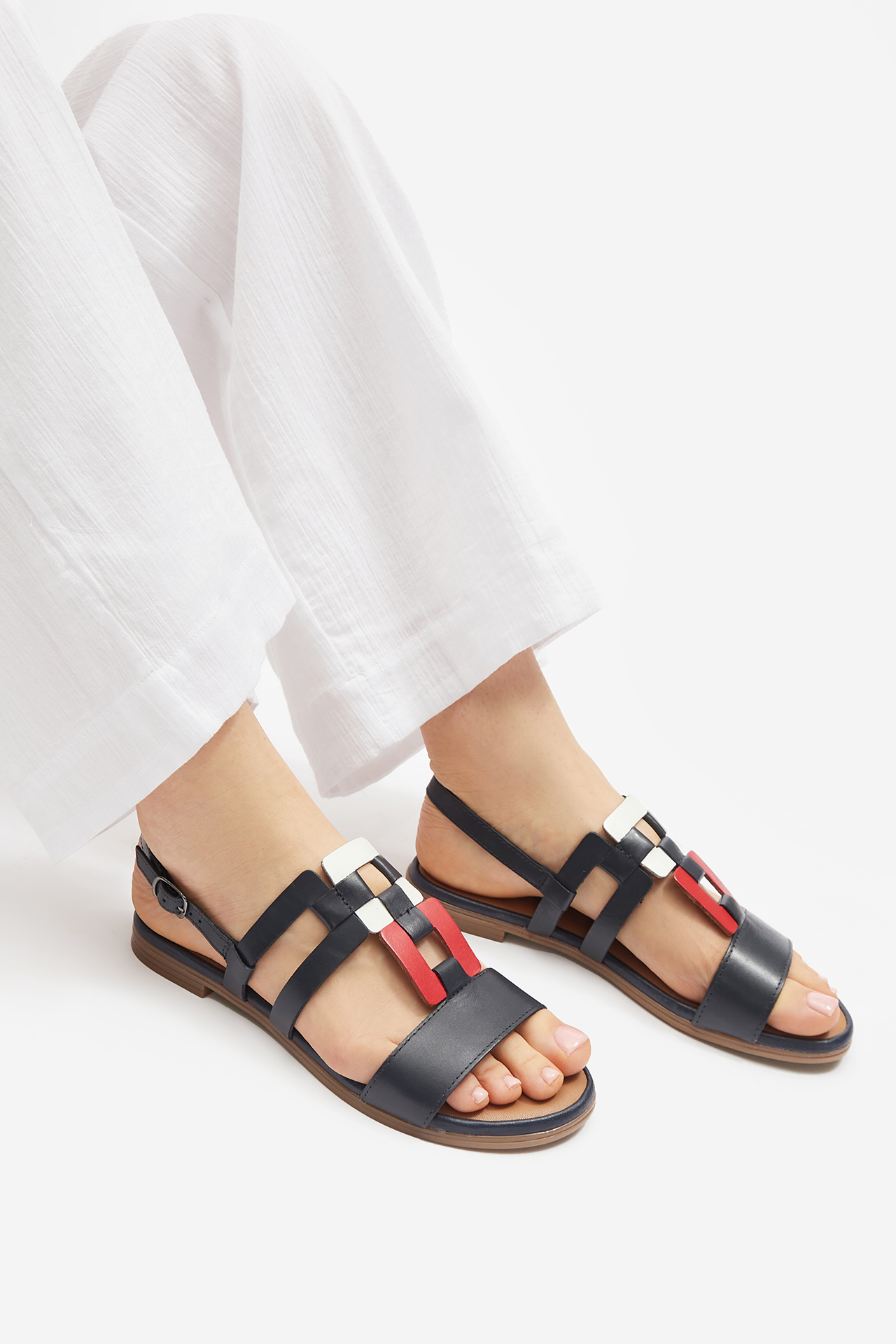 Sandály TMAVĚ MODRÁ