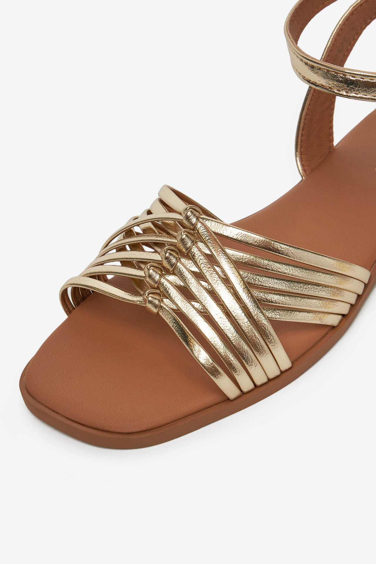 Sandále Zlatá
