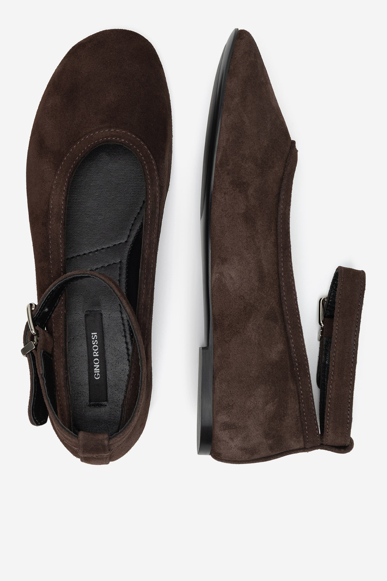 Baleríny TMAVĚ HNĚDÁ