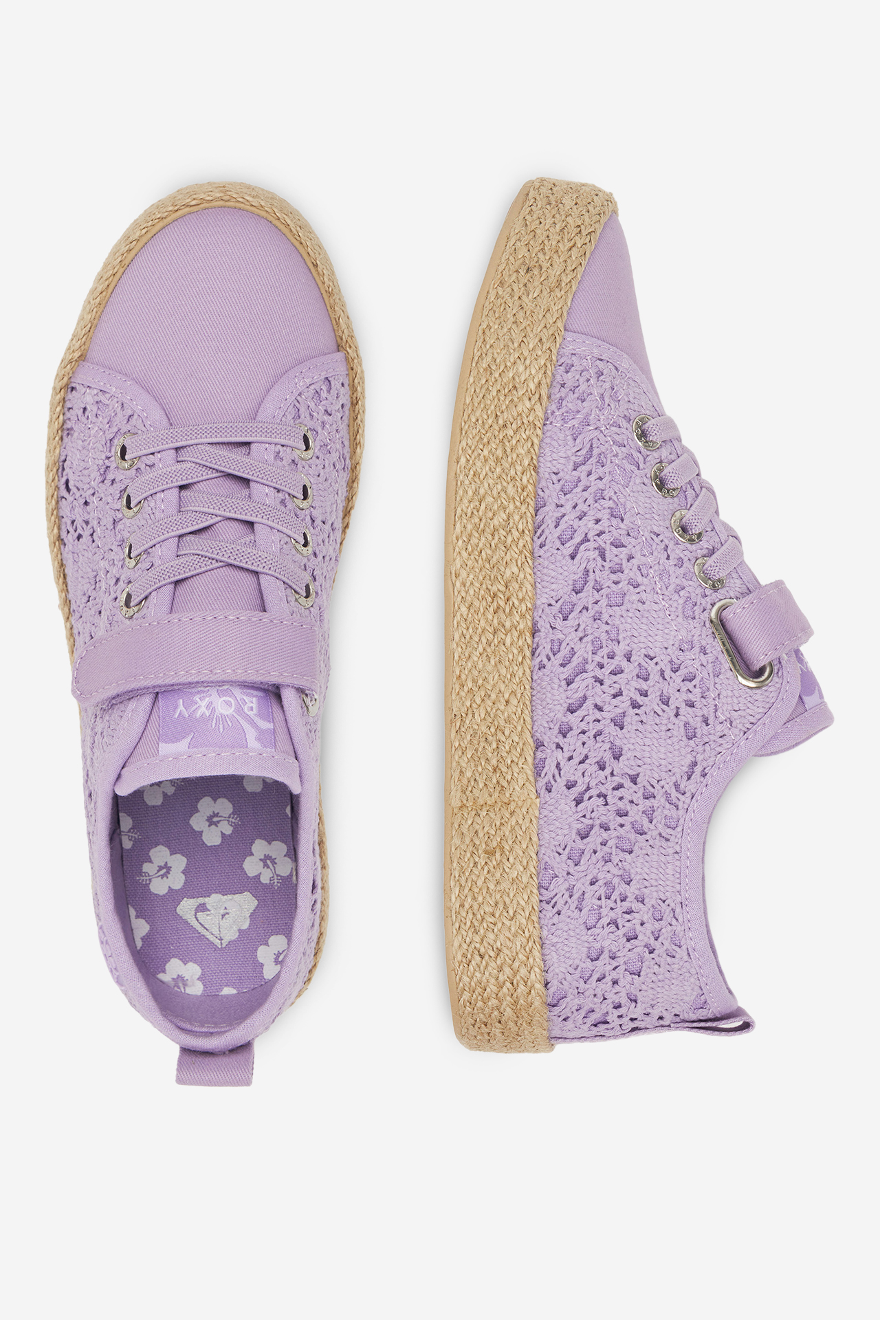 Plátěná obuv FIALOVÁ