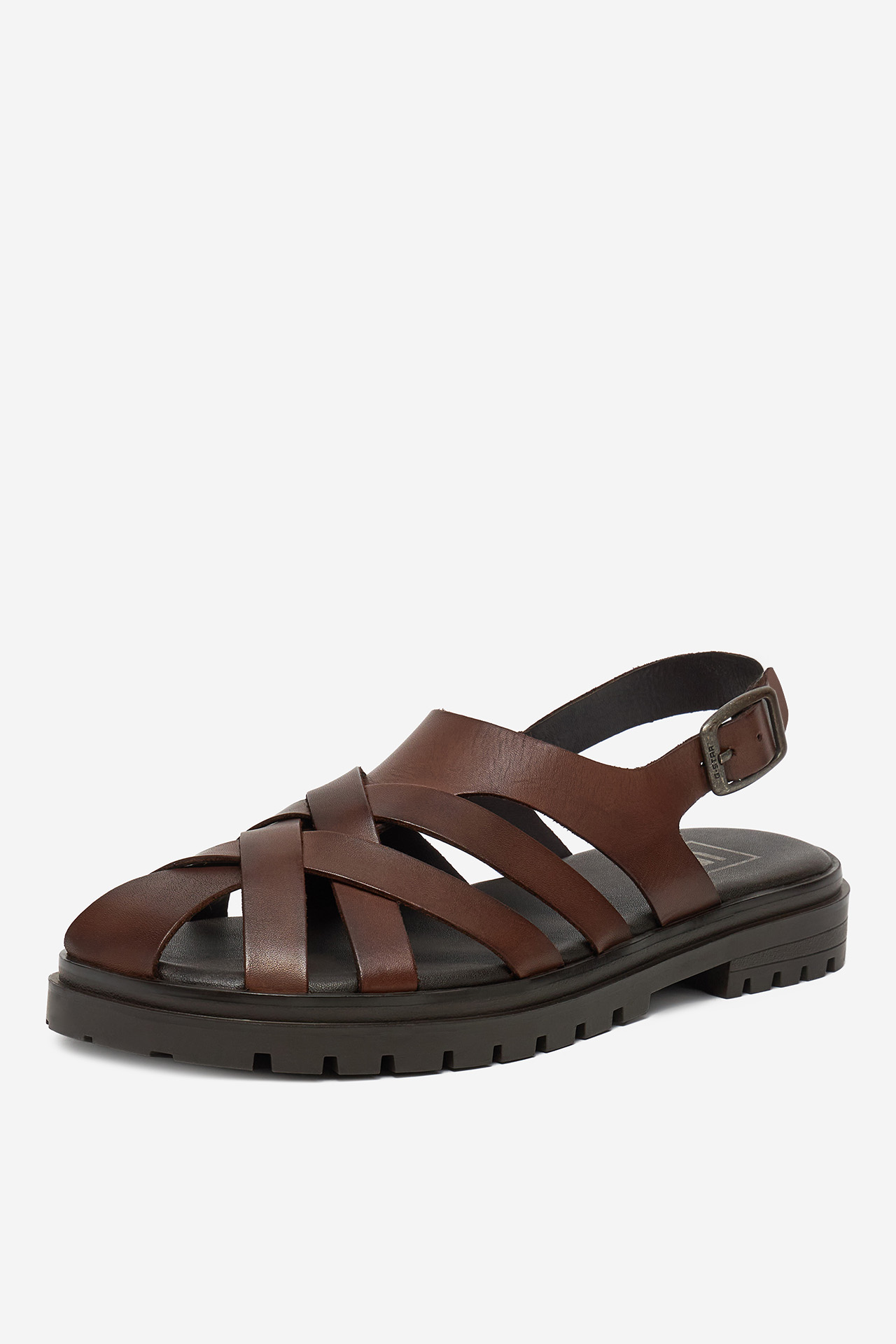 Sandály HNĚDÁ