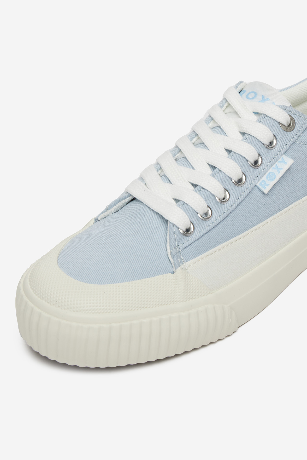 Plátěná obuv SVĚTLE MODRÁ