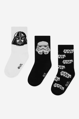 Čarape Star Wars ACCCS-SS25-320SW(3-PACK) Crna