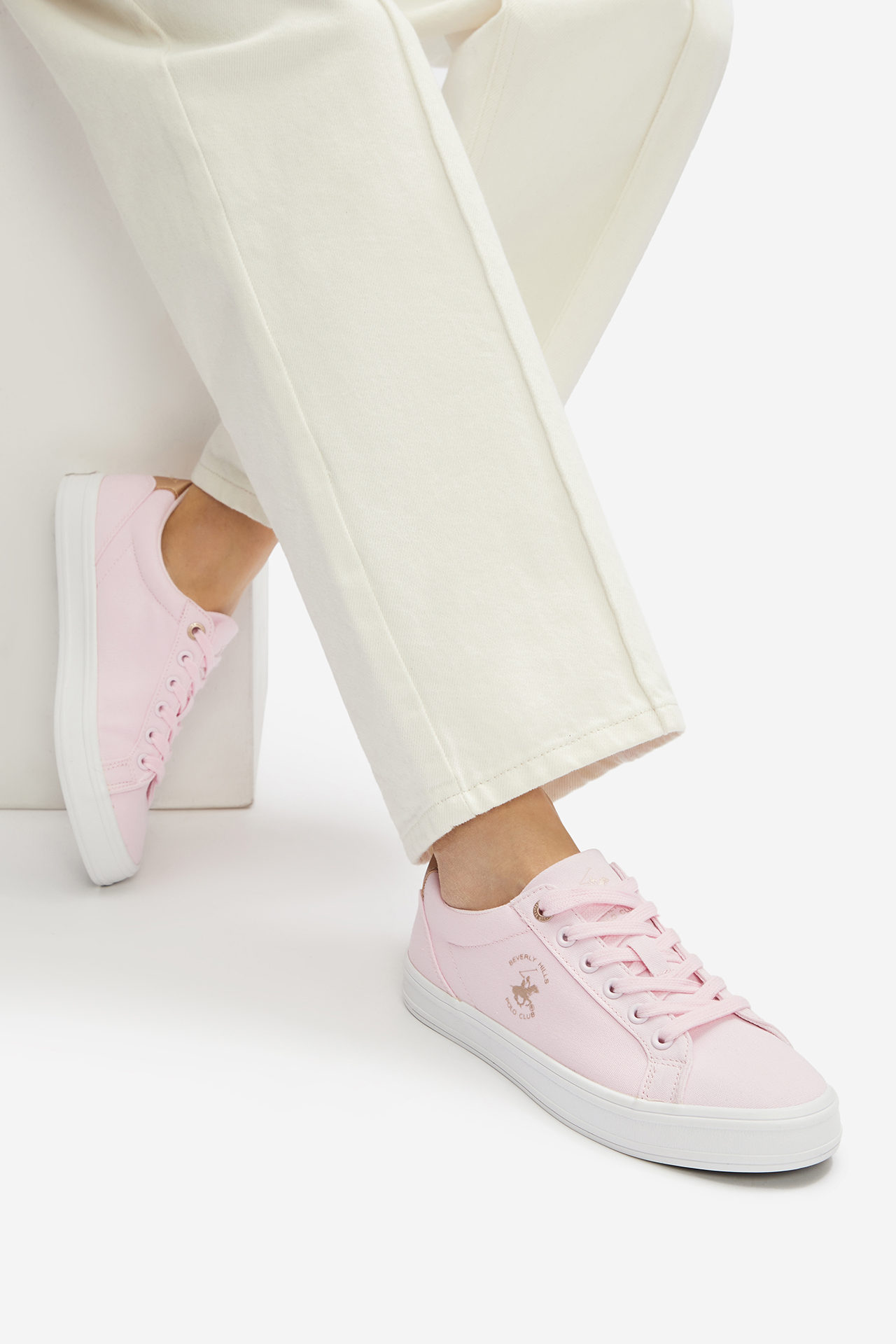 Vászoncipő RÓZSASZÍN