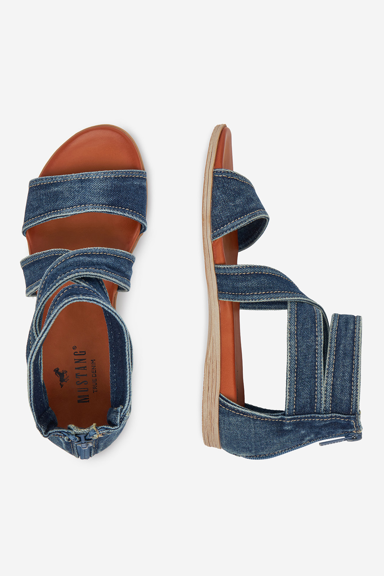 Sandále Blankytne modrá