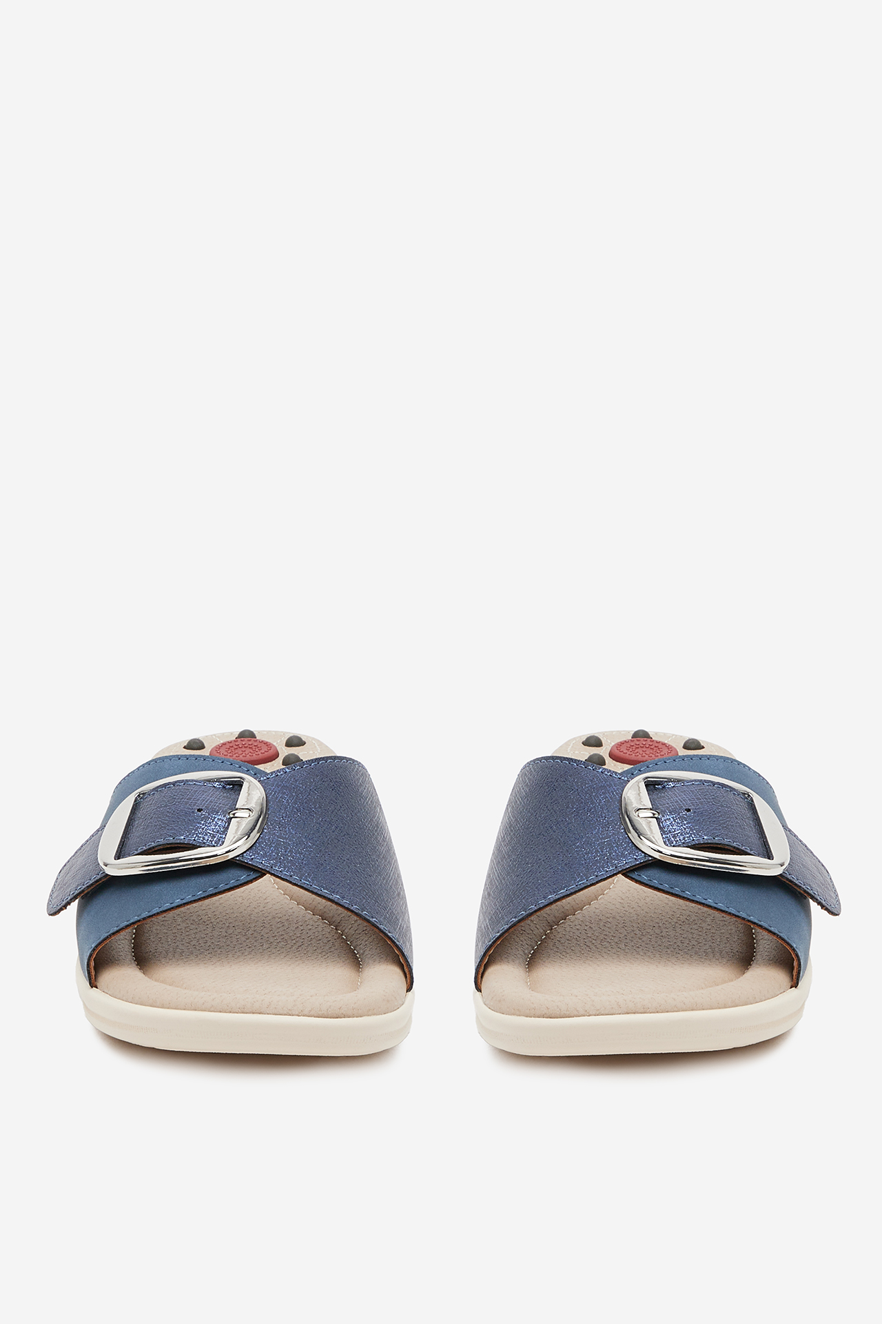 Pantofle TMAVĚ MODRÁ