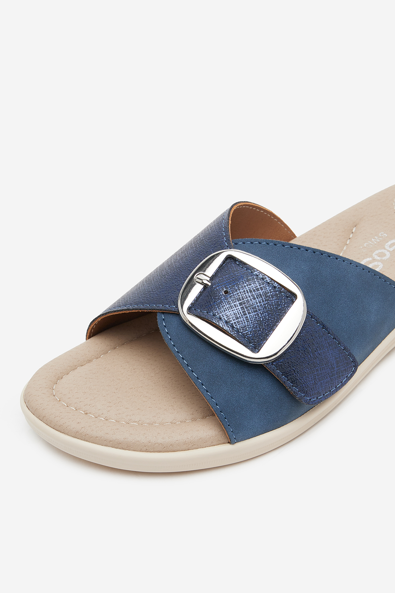 Pantofle TMAVĚ MODRÁ