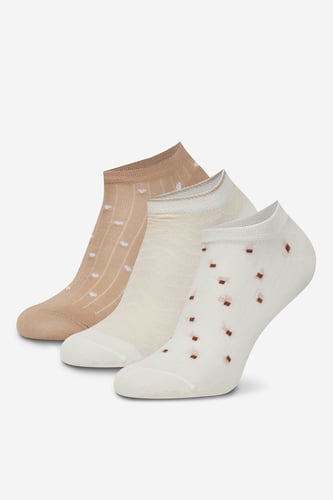 NINE WEST KR_NW_FRESITA_Z_SS25 (3 PACK) BÍLÁ