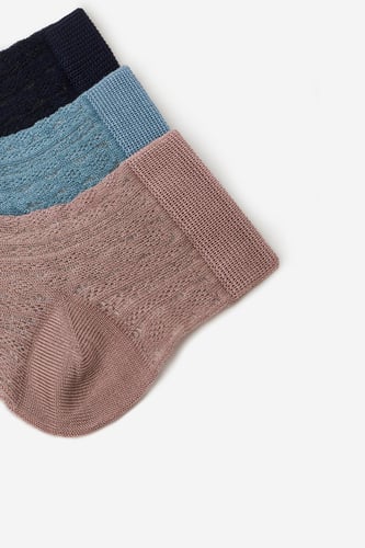 NINE WEST KR_NW_SHINY_Z_SS25 (3 PACK) BLANKYTNĚ MODRÁ