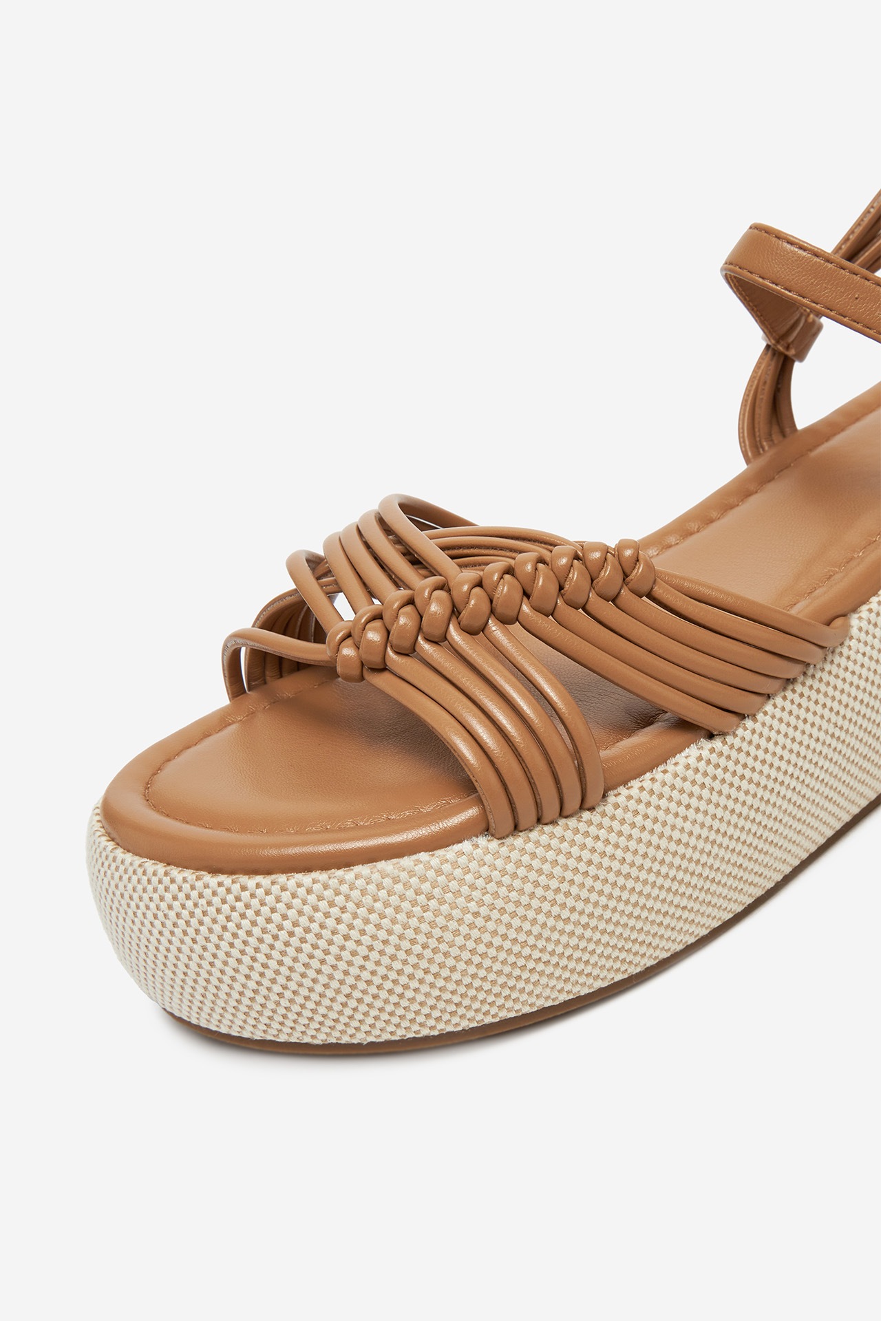 Sandály TMAVĚ BÉŽOVÁ