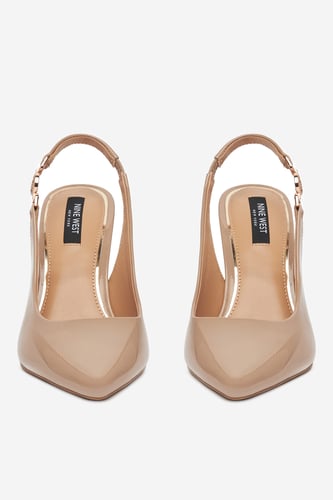 Čevlji s peto NINE WEST CD23029-2 Bež