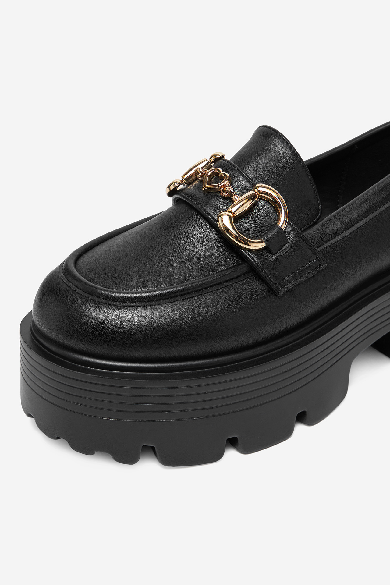 Loaferice Crno