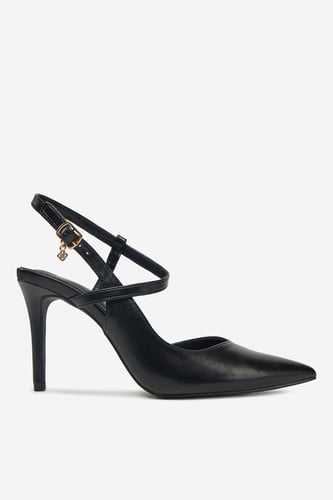 Čevlji s peto DeeZee DF-82780-11 Črna