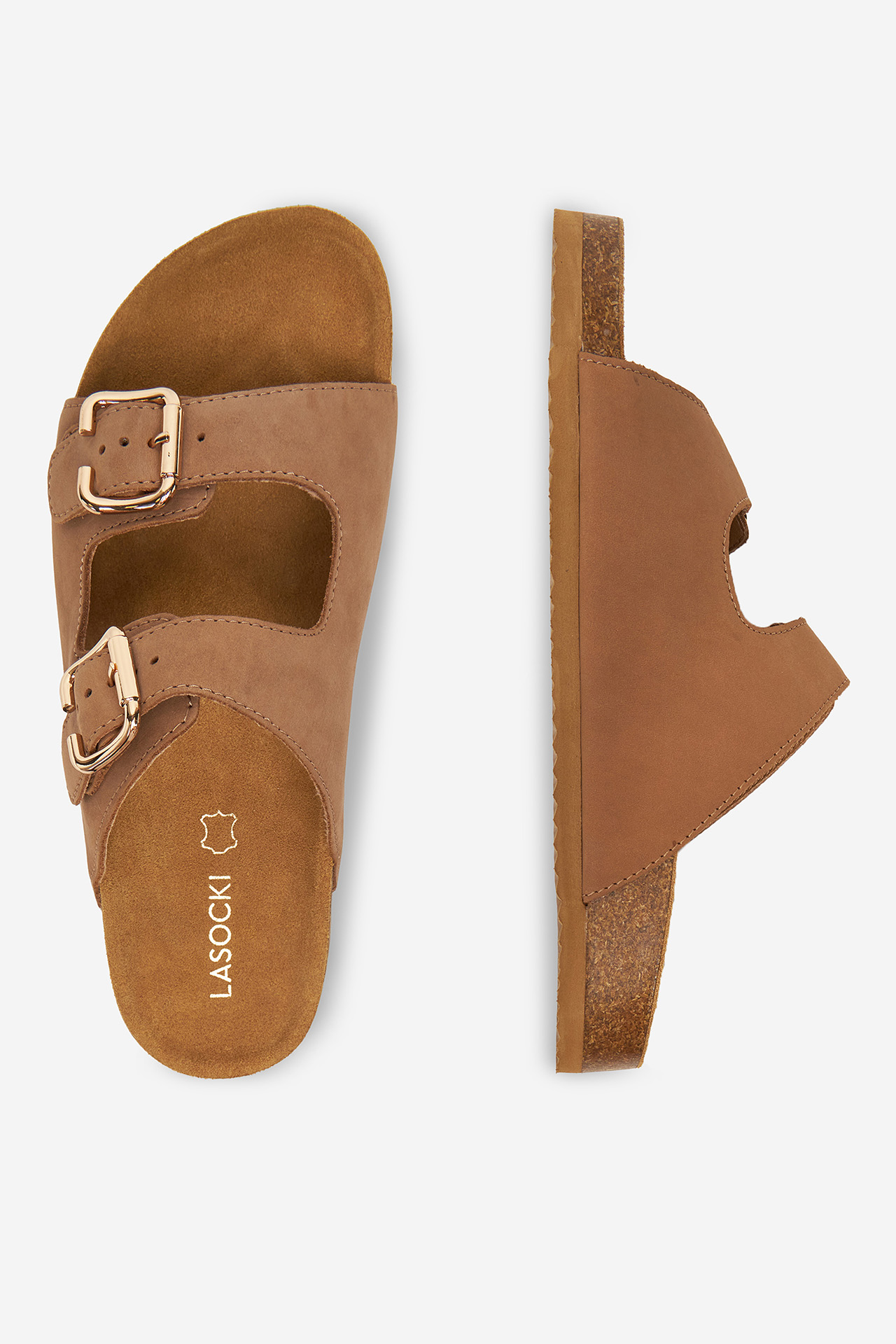 Pantofle TMAVĚ BÉŽOVÁ