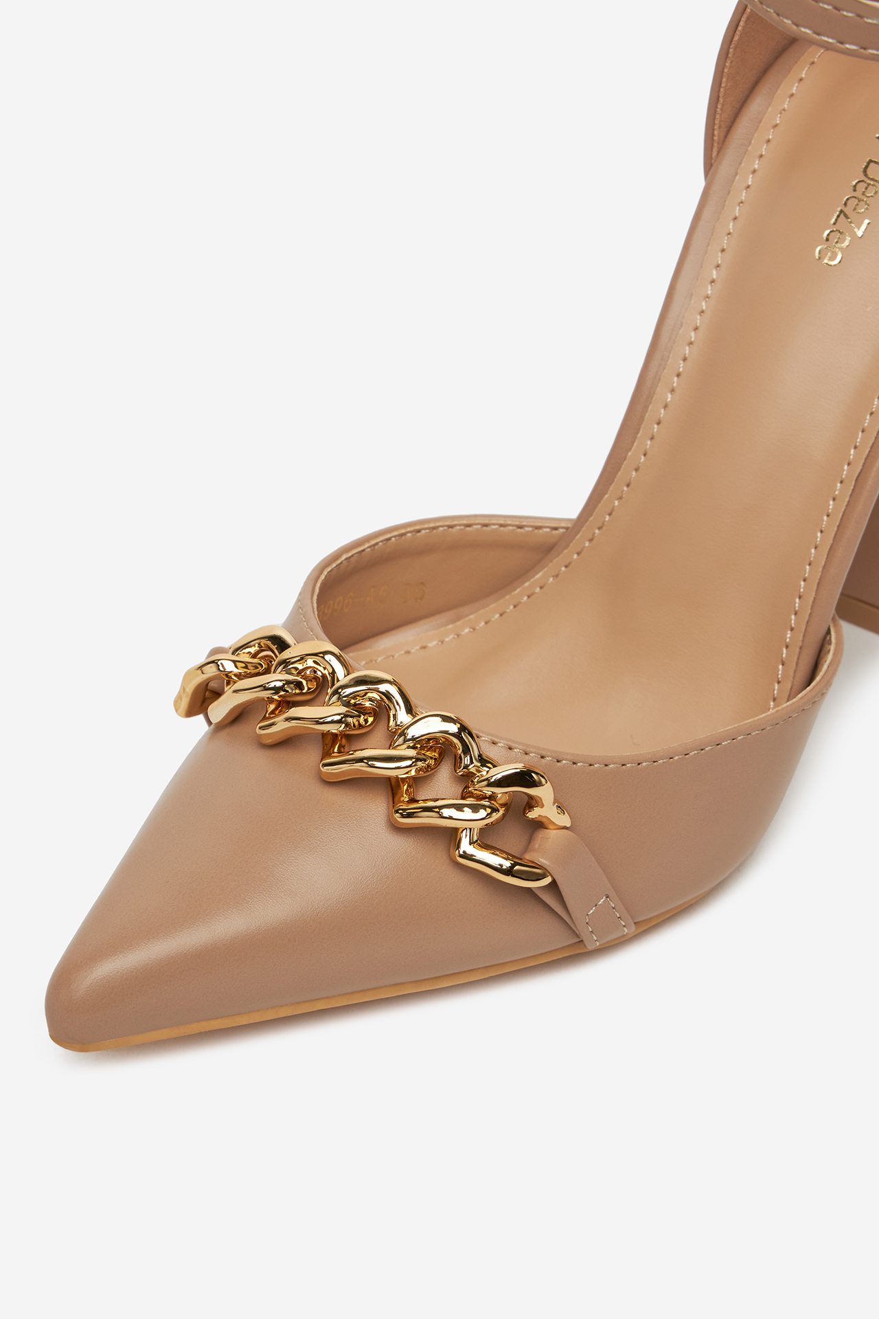 Lodičky DeeZee HT93996-A5 BÉŽOVÁ