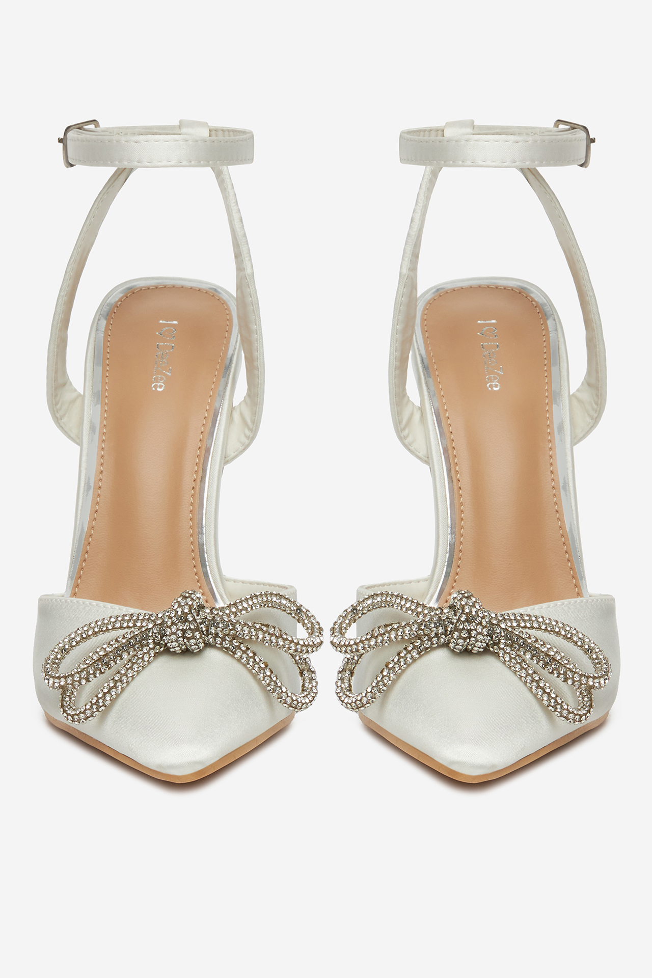 Pantofi stiletto ALB