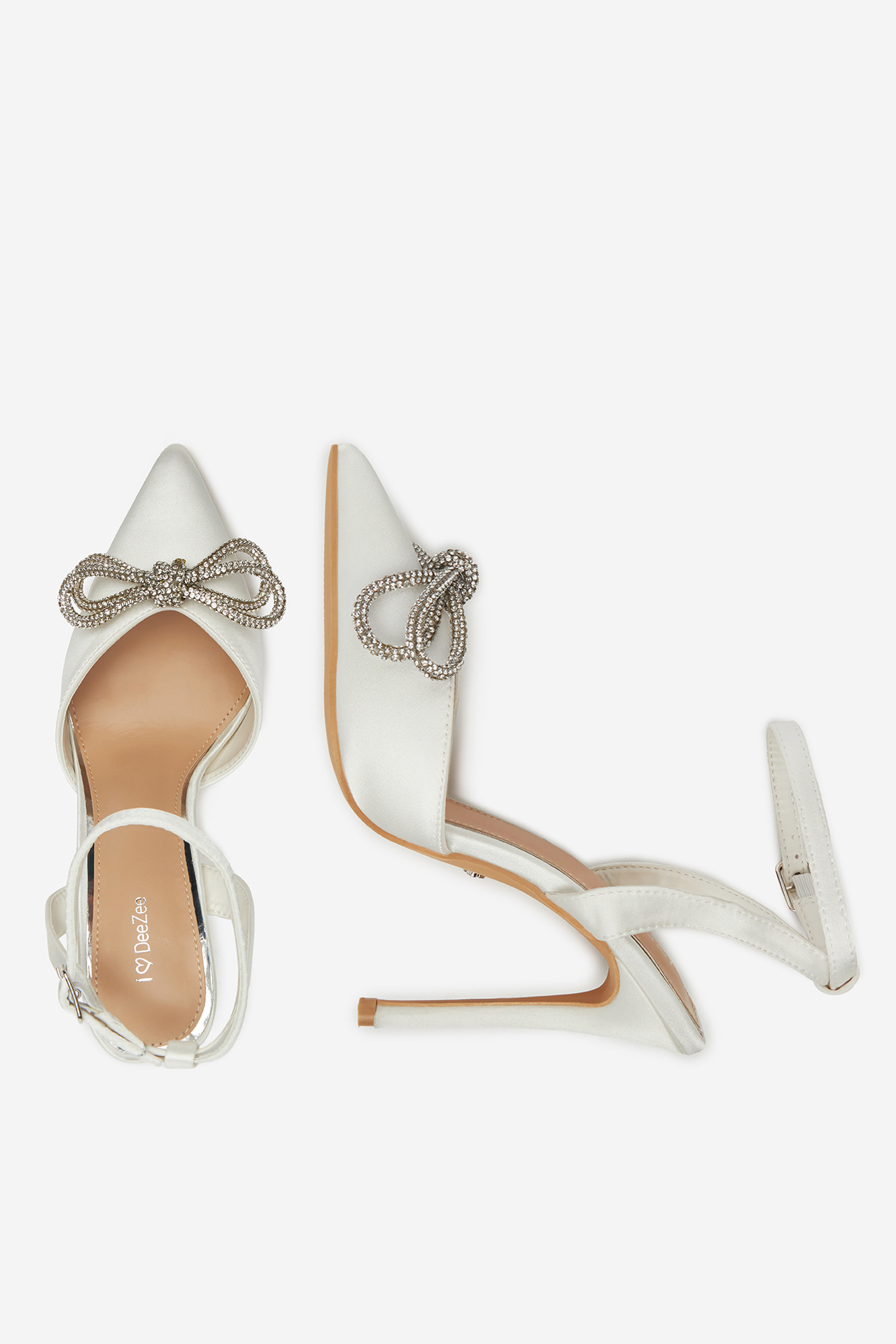 Pantofi stiletto ALB