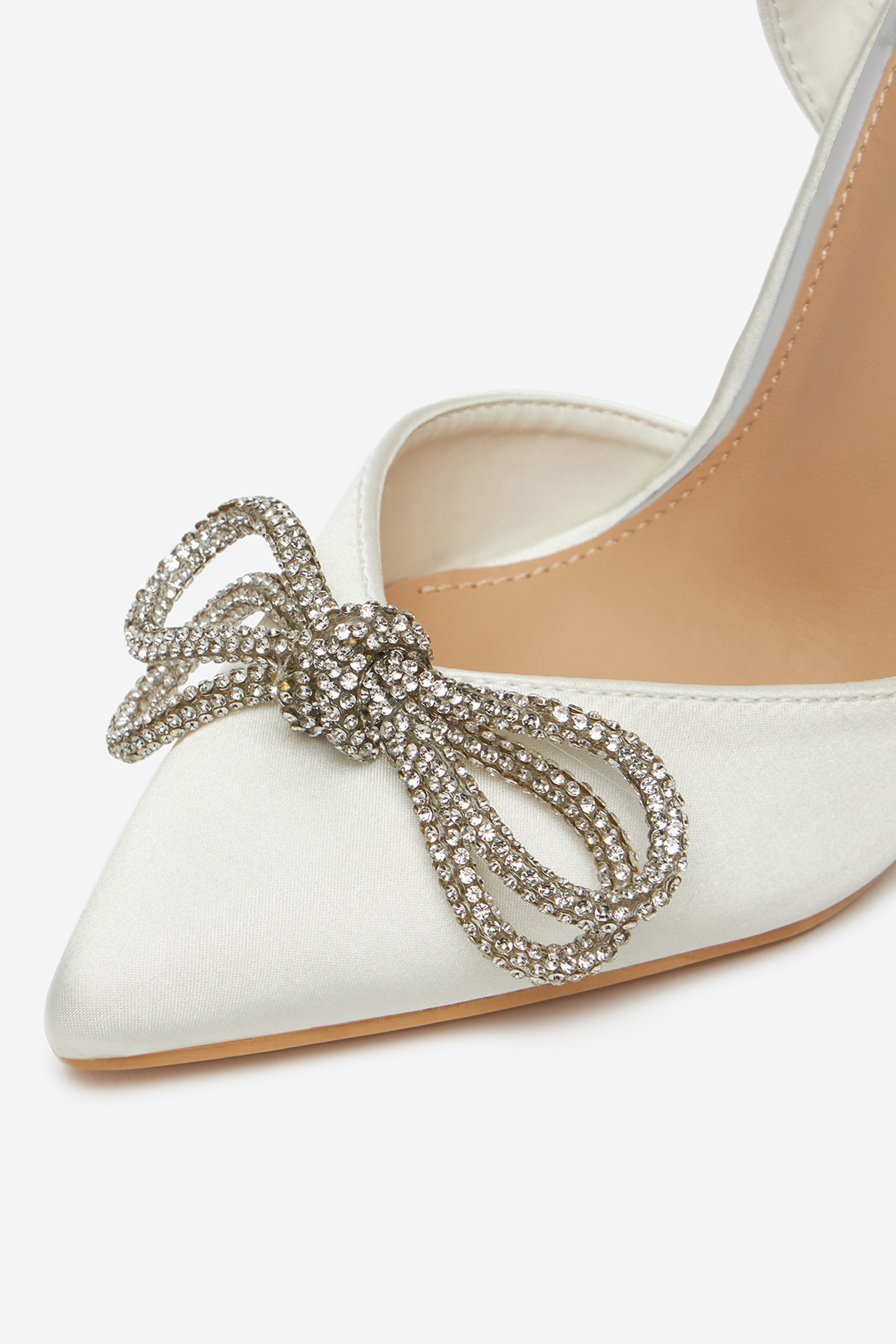 Pantofi stiletto ALB