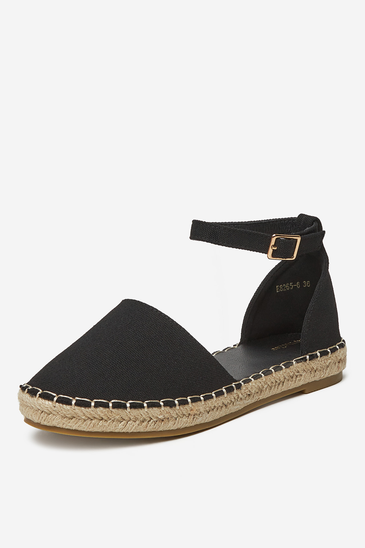 Espadrilky ČERNÁ