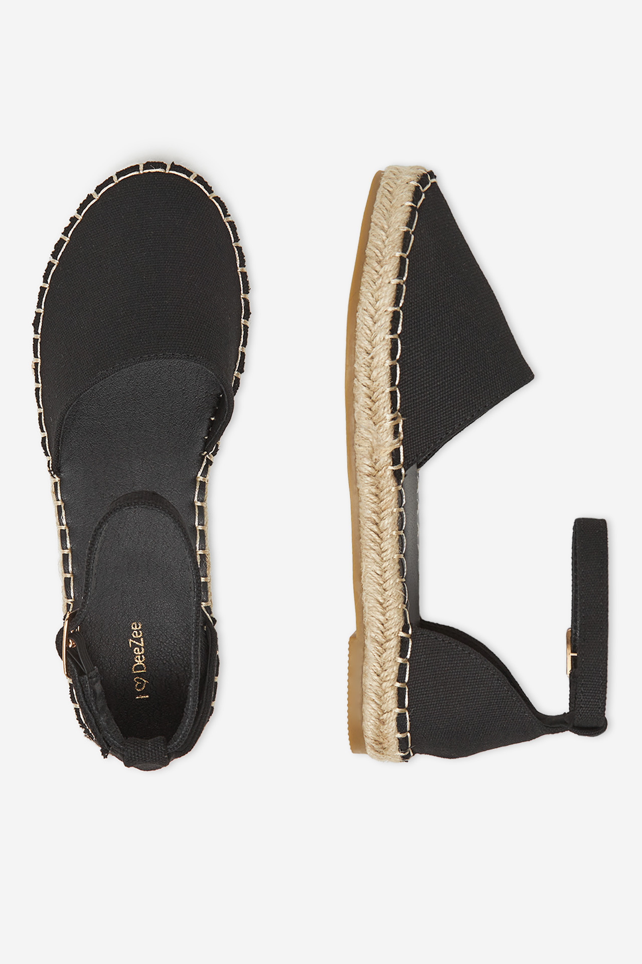 Espadrilky ČERNÁ