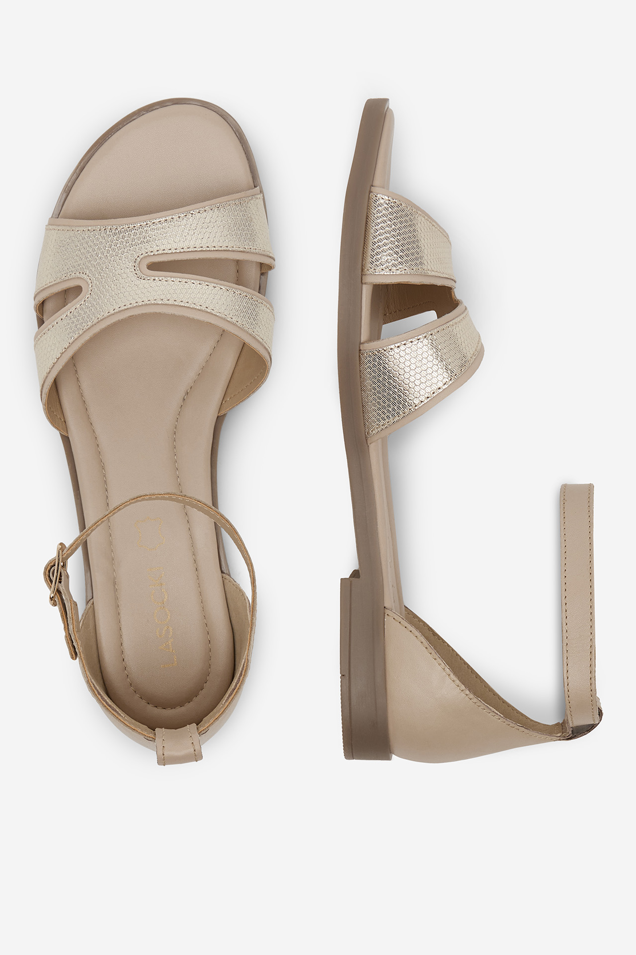 Sandály BÉŽOVÁ