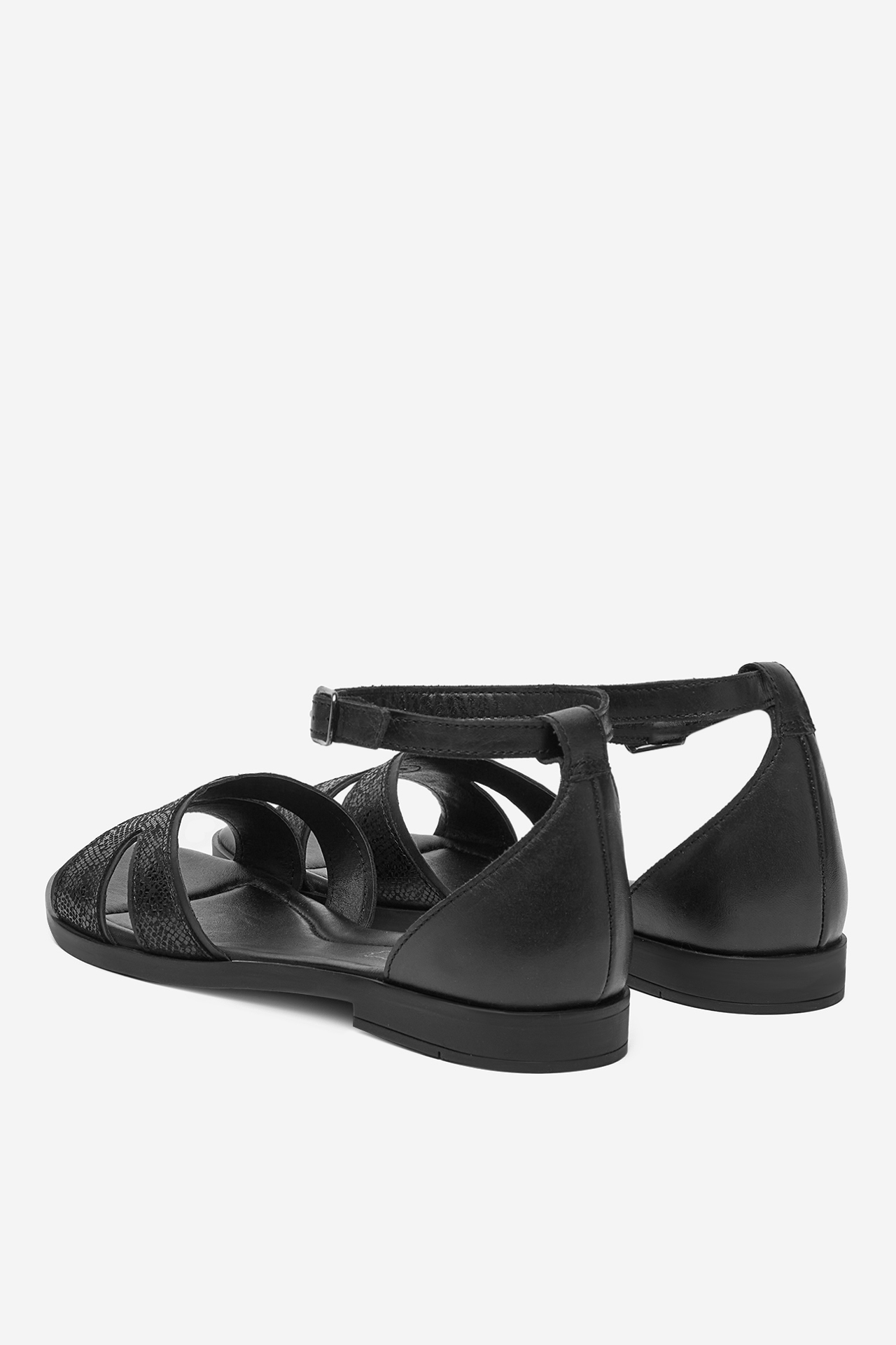 Sandály ČERNÁ