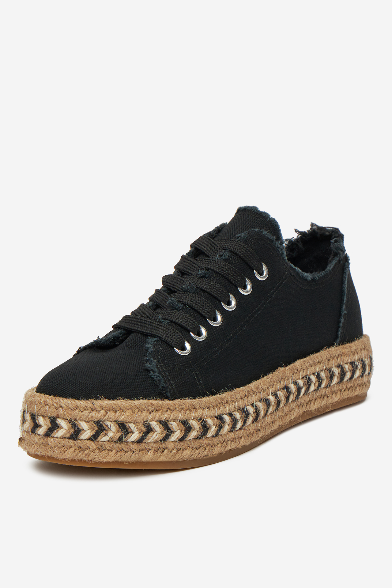 Espadrilky ČERNÁ