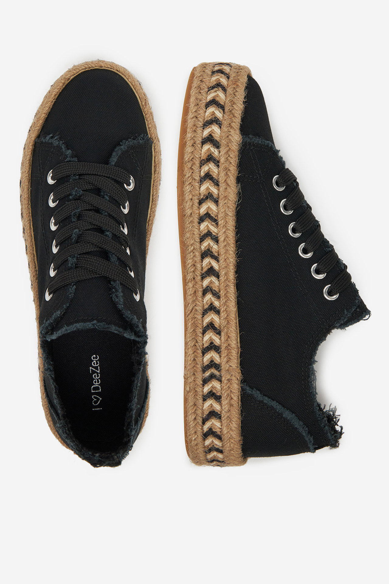 Espadrilky ČERNÁ