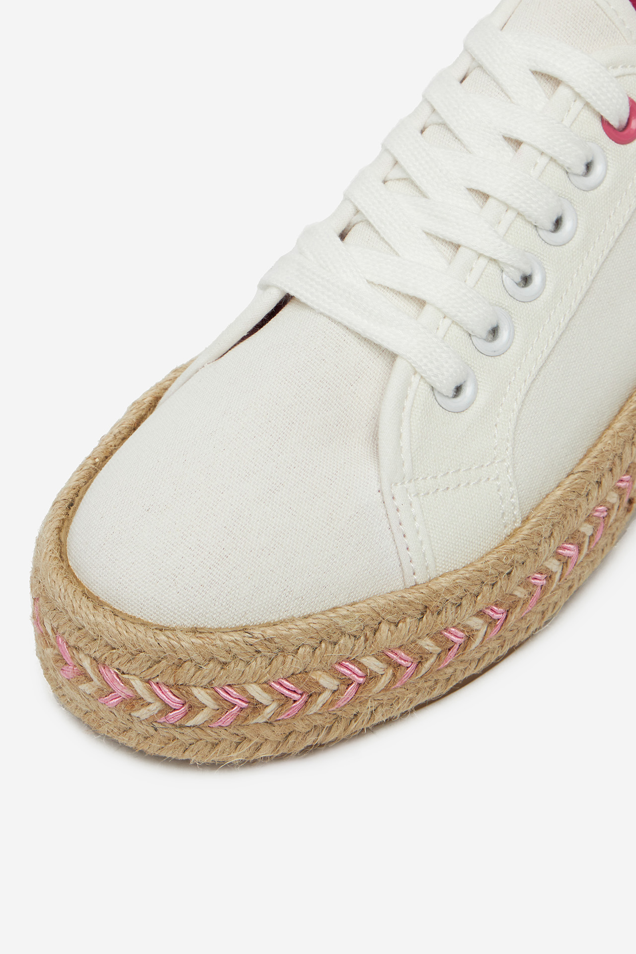 Espadrilky BÍLÁ