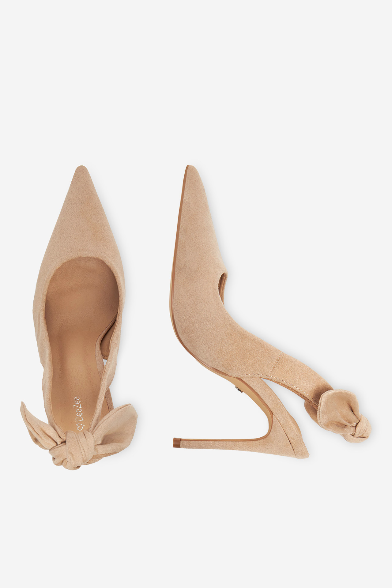 Čevlji z visoko peto Bež