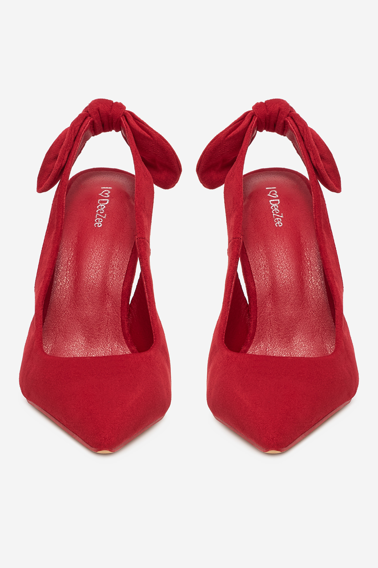 Čevlji z visoko peto Rdeča
