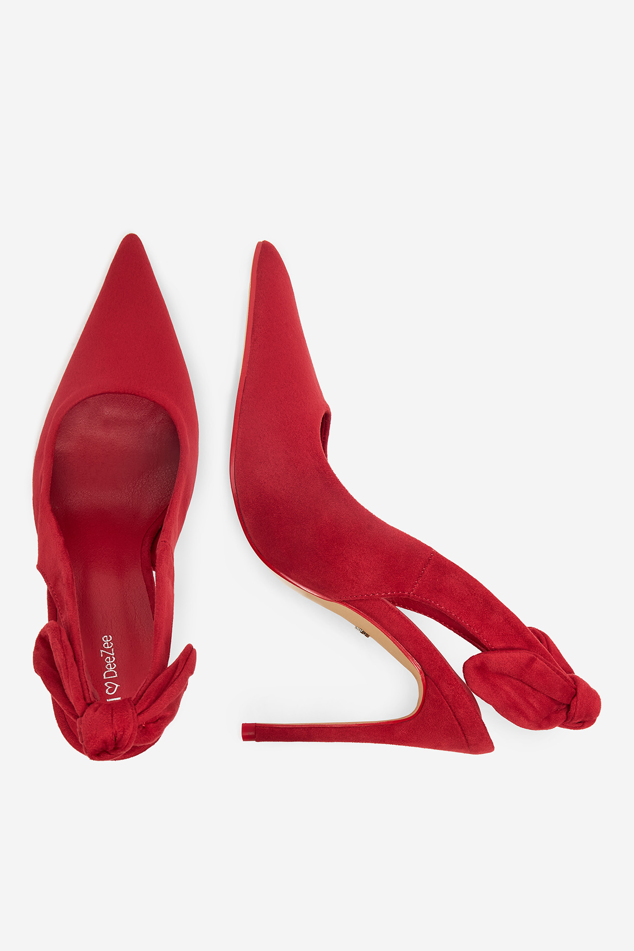 Čevlji z visoko peto Rdeča